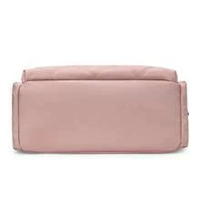 New Fashion Mommy Bag With Tissue Box Holder, Multi-Functional Side Pocket For Convenient Travel - Pink - View 7