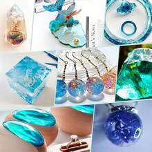 100g/200g/300g/400g High Viscosity Transparent UV Resin Kit, Fast Curing Low Shrinkage UV Epoxy Resin, Suitable For Crafts Making, Resin Pouring, Coating - UV Resin - View 7