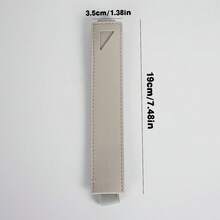 1个纯色笔袋/铅笔盒，PU单层弹性文具袋，适合返校、学习用品、铅笔盒、铅笔袋、背包。 - 單件 - 查看 5