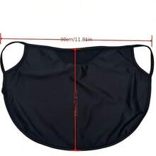 1PCS Summer Breathable Face Mask, Comfortable Ear Loops, Lightweight Luxury Half-Face Mask, Elastic Ear Protection, High Elasticity Without Being Tight, Suitable For Outdoor Cycling And Sports, Windproof And Sun-Blocking Face Mask - Black - View 6
