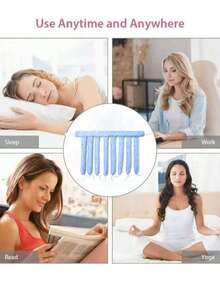 2pcs: No-Heat Satin Hair Curlers With Adjustable Headband, Suitable For Women And Girls, Overnight Wavy Hairstyle Without Heat - Multicolor - View 7