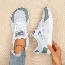 Barefoot Shoes Women Casual Sneakers Wide Toe Box Shoes Women Zero Drop Gym Walking Shoes Trail Running Shoe Jogging Tennis Fitness Sneaker Casual Outdoor - Silver - View 9