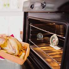 2pcs Stainless Steel Oven Thermometer, Suitable For Electric/Gas Oven, Instant Read, Kitchen Cooking Baking Smoker Temperature Gauge, 2-Inch Large Dial (50-300°C/100-600°F) - Ensure Perfect Dishes Every Time - Oven Version - View 9