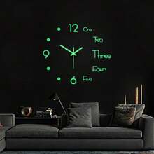 16"/36"/47" Modern Design Large Wall Clock 3D/2D DIY Quartz Clock Fashion Watch Acrylic Mirror Sticker Home Decor Living Room Office Decoration Gift - Multicolor - View 10