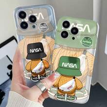 Creative And Modern Space-Themed Phone Case, Compatible With Various Phone Models, With Custom Designs. - Modelo Gorra Verde - View 2