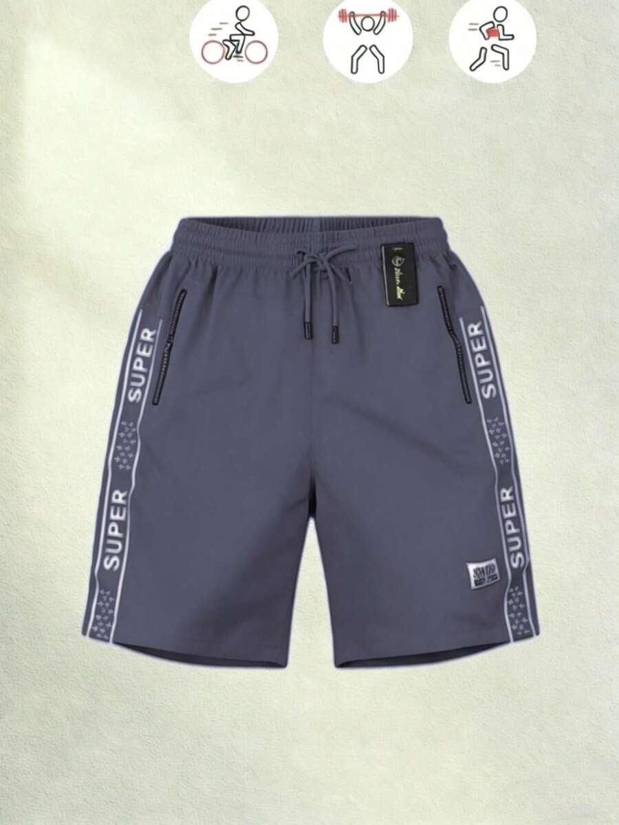 Plus Size Shorts - Dark Grey - View 1