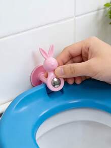 Anti-Slip Toilet Seat Fixator, Strong Stable Buckle, Non-Slip Non-Loosening Toilet Seat Accessories, Bathroom Practical Tool, Household Essential - Multicolor - View 5