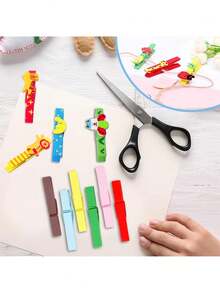 2.9 Inch Colorful Wooden Clothespins, Can Be Used To Clip Photos For Decoration, Small Multicolor Wooden Decorative Clips (Random Color) - Random Color - View 3