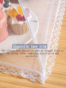 Aesthetic Foldable Food Cover With Tight Netting To Block Flies Elegant Pop-Up Food Tent Mesh Net For Outdoor Lovers Portable Food Protector Perfect For Camping Kitchen Essentials Wedding Party Supplies Home Household Items Kitchen Items Camping Apartment Essentials Hogar Charcuterie Supplies - 彩色 - 查看 10