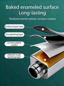 13cm Large-Panel 3-Mode Handheld Shower Head, High-Pressure Water-Saving Shockproof Massage Shower Nozzle (With Filter Function). The Silver Version Features Powerful Pressurization And Large Water Flow, Ideal For Household Bathroom Showers And Hot Water Supply Systems. - Single Shower - View 4