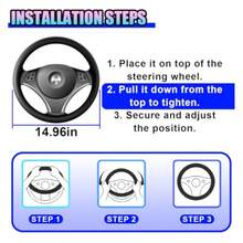 Bling Car Stee Weel Cover 15" Crystal  Anti- Auto Stee Weel Tector Soft Eatable Veicle Inter Rative Tector Accessories  Most Cars Purple - Purple - View 6