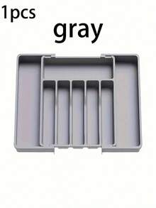 1pc Portable Storage Box, Large Capacity Storage Box, Expandable Cutlery Storage Tray, Cutlery Display Tray, Cutlery Storage, Suitable For Spoon, Fork, Knife, Chopstick Storage, Kitchen Cabinet Storage, Kitchen Accessories, Mother's Gift, Holiday Gift, Birthday Gift, Mother's Day Gift, Christmas Gift, Halloween Gift, Thanksgiving Gift, New Year Gift - Multicolor - View 13