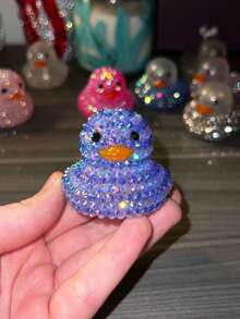 DIY Diamond Cartoon Duck, Interesting Multicolor Handmade Craft, Includes Diamond Pen, Glue, Handmade Decorations - View 3