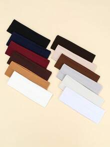 3pcs Wide Elastic Yoga Headbands Set - Soft Sweat-Wicking Turban Wraps In Pink Tones For Gym, Running & Vacation - Upgraded Version - View 9