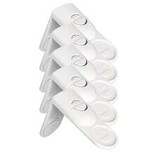 Baby Drawer Lock, Anti-Pinch Hand Cabinet Drawer Locks, White Plastic Buckle For Child Protection AU31 - New White 5PCS - View 12