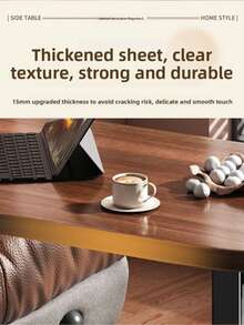 Adjustable Side End Table, Minimalist Mobile Coffee Table For Living Room Sofa, Bedroom Nightstand - Multicolor - View 7