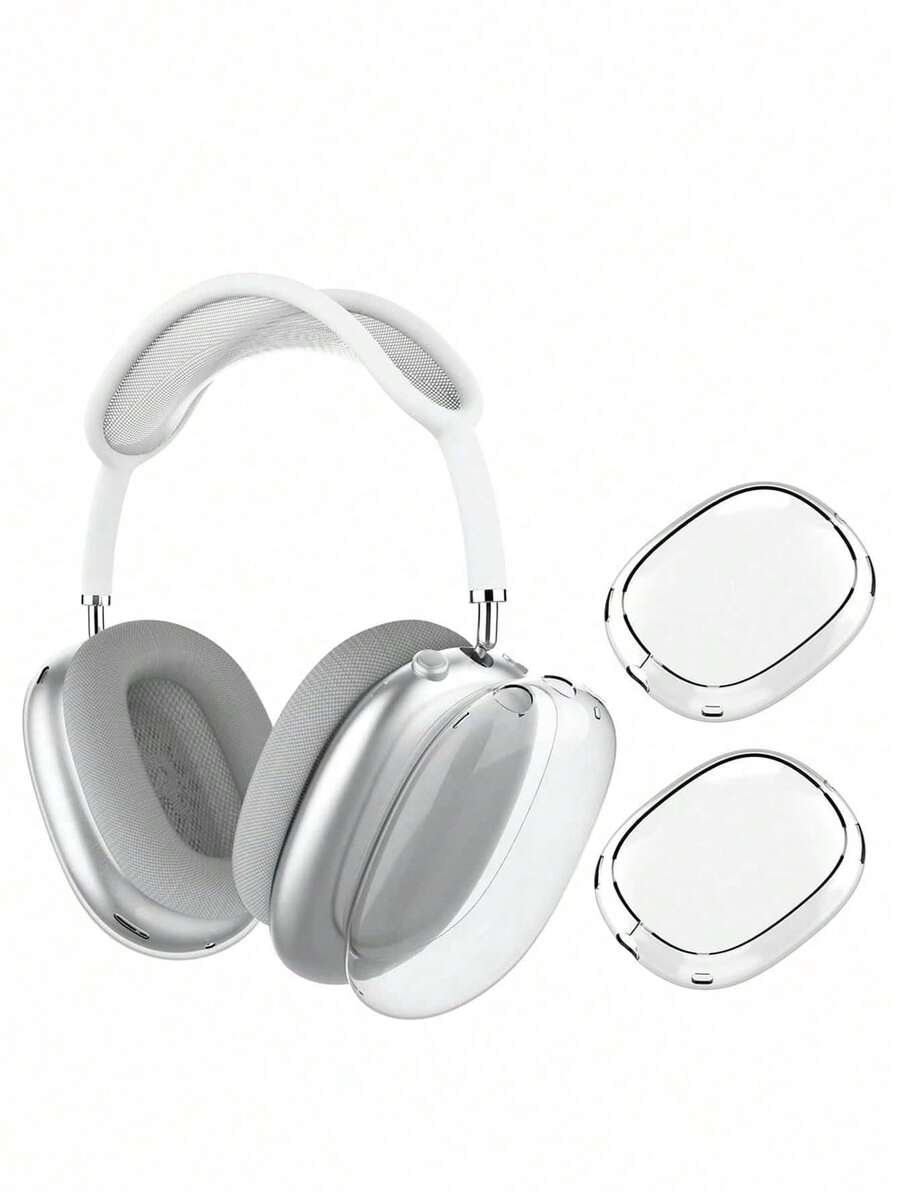 柔软防刮透明保护壳，Max TPU 无线防震耳机保护套，透明 - 無色 - 查看 1