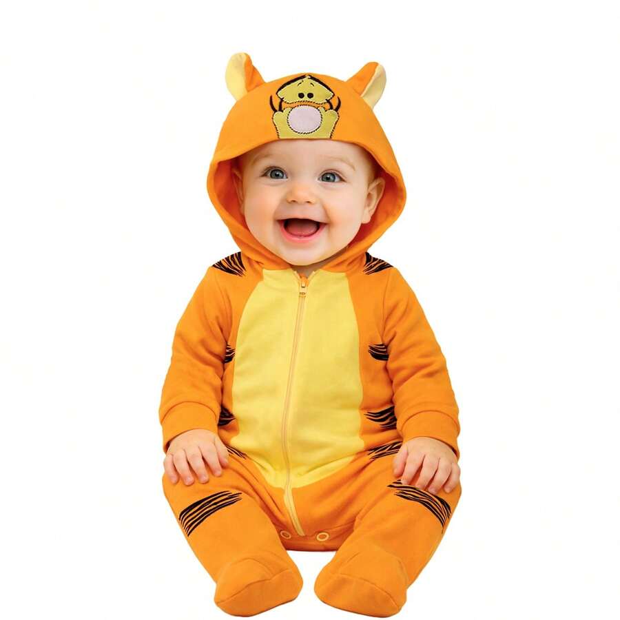 Disney Mameluco ligero de algodón con gorro para bebé - Naranja - Ver 1