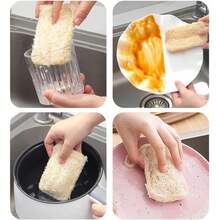 Bông tắm xơ mướp, miếng bọt biển, dụng cụ nhà bếp, trồng trọt, rửa chén, cọ nồi, đồ dùng gia đình. - A - Xem 4