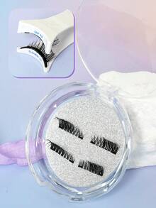 1 Pair Magnetic False Eyelashes, No Glue Needed, Magnetic Adsorption In 1 Second - View 6