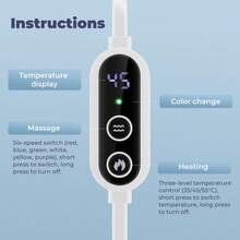 Hailicare Electric Steam Eye Mask 3D Massage Eye Mask Constant Temperature Hot Compress Smart Timing Sleep Shading Relieve Eye Fatigue Office Lunch Break Bedroom - View 7