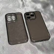 Easypie Selection 1个极简透明黑色软手机壳，兼容 17/17 Air/17 Pro/17pro/16/16pro Max/16pro/16 Plus/15/15pro Max/15pro/15 Plus/14/14pro/14 Plus/14pro Max/13/13pro/13pro Max/12/12pro/12pro Max/11/11pro/11pro Max/X/XS/XR/XS Max/7/8/SE2/7p/8p，以及Galaxy S22/S22 Ultra/S23/S23 Ultra/S23 Pro/S23 Plus/S24/S24 Ultra/S24 Pro/S24 Plus/A03/A03S/A03 Core/A04 4G/A04E/M04/F04/A05 4G/A05S 4G - 透黑 - 查看 5