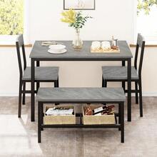 Dining Table & Chair Sets - Grey - View 1