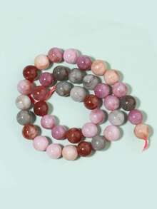 1 Strand Natural Alxa Chalcedony Beads Round Loose Spacer Beads 6 8 10mm Strand For Jewelry Making DIY Bracelet Necklace Needlework Accessories - Multicolor - View 9