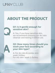 unny club 泡沫洁面乳，深层滋养清洁，卸妆洁面，适合所有肤质 - 深層清潔 - 查看 7
