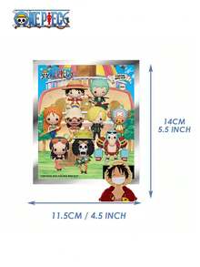 1 pieza Llavero de bolsa ciega de PVC oficial de Toei Animation, decoración para mochila, regalo - Multicolor - Ver 4