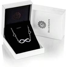 Womens 925 Sterling Silver Anklet Bracelet Endless Love Symbol Charm Adjustable Large Bracelet Gifts Women - A- Silver - View 8