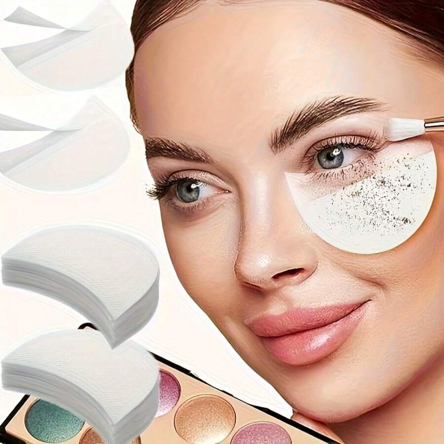 50/20 Eyebrow & Eye Makeup Base Patches - Non-Woven Adhesive Patches For Lash Extension, Eyebrow & Eye Contour Protection. Fragrance-Free, Ensures Precise Application And Clear Lines. - View 1