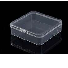 6/12/18 Pcs Square Transparent Plastic Storage Box, PP Bead Jewelry Parts Accessories Display Packaging Box - Transparent - View 5