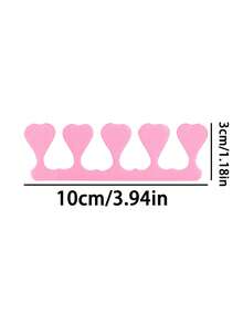 10/50/100pcs Pink Foam Toe Separators, Foot & Hand Care Tools, Manicure Toe Dividers, Nail & Pedicure Tools - Pink - View 11