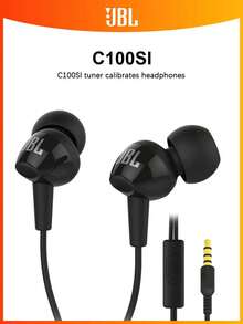 JBL Tai nghe C100SI có dây, chất lượng cao, tích hợp bộ chỉnh âm, dành cho karaoke, khử tiếng ồn, tương thích với nhiều loại điện thoại di động và máy tính. - Xem 12