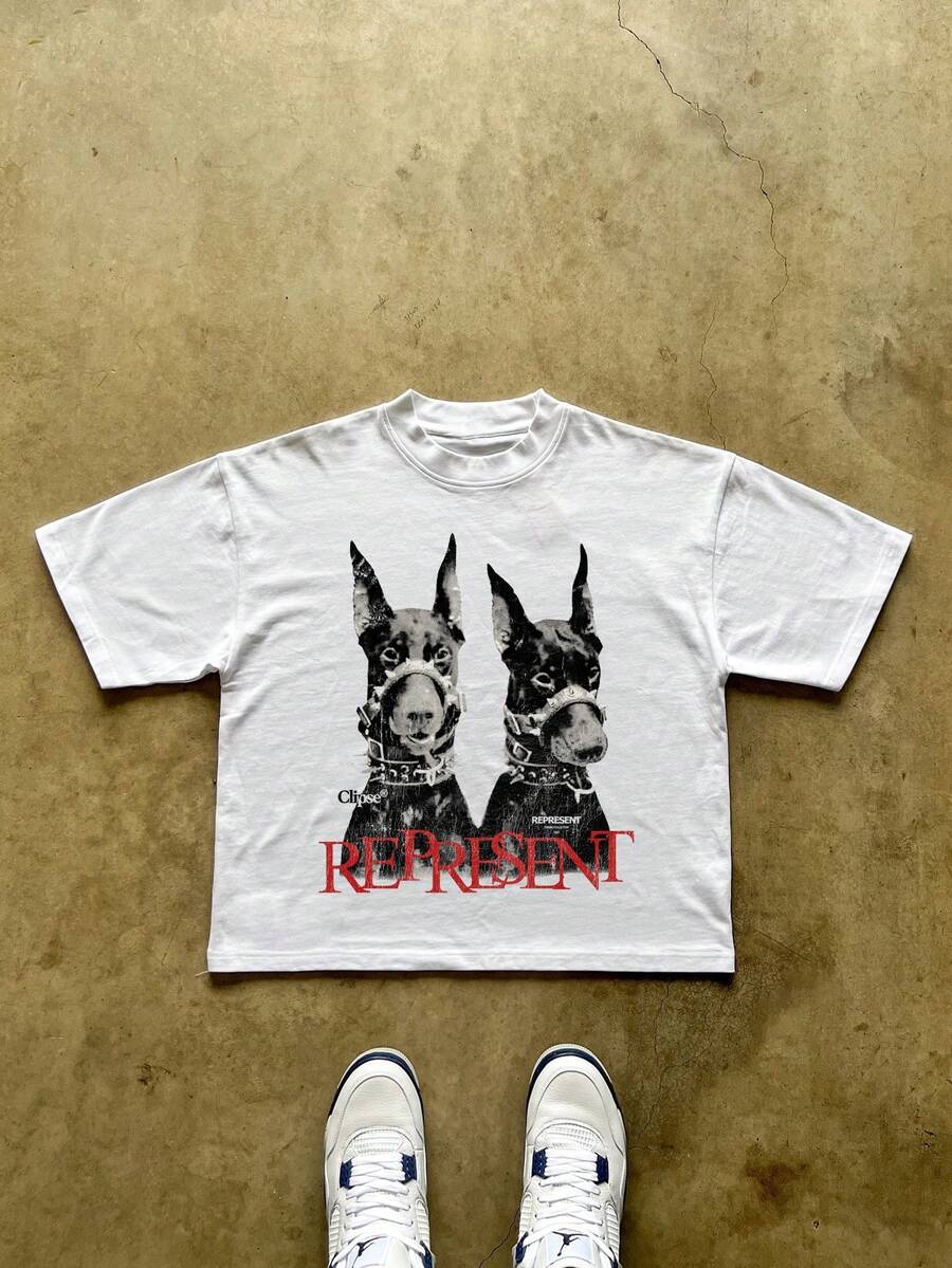 Áo thun nam tay ngắn màu trơn đơn giản, thoải mái và đa năng cho mùa xuân/hè - trắng - Xem 1