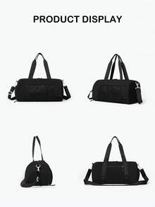 Women's Large Capacity Yoga Travel Bag With Wet And Dry Separation System, Convertible Shoulder And Handheld Design, Suitable For Gym And Short Trips - View 8