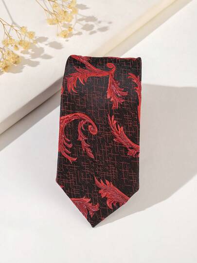 1pc Men's Fashionable Commuter Jacquard Tie