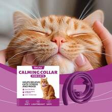 EelJoy Cat Calming Collar, Daily Anxiety Relief, Suitable For Multi-Pet Households - Purple - View 5