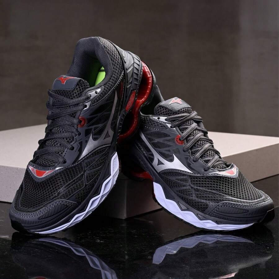 Men's Wave Creation 20 Gym Tennis Shoes For Walking And Gym Use. - THAN CHÌ ĐỎ - Xem 1