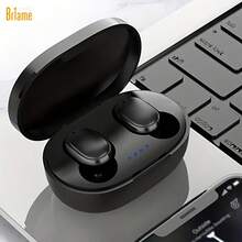 Briame Mini Bluetooth Earphones, Wireless Headphones, Hands-Free Calling Earbuds With Microphone, 150mAh Battery - Black - View 7