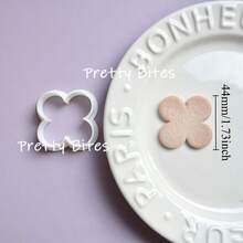 Lucky Clover Biscuit Mold Leaf Texture Four Leaf Clover Cookie Cutting Mold Fondant Cake Stamp Cookie Cutter Pastry Baking Tool - Clover - View 8