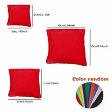 5个/9个/13个沙袋，1.97英寸豆袋，投掷游戏，方形豆袋，豆袋投掷，沙滩投掷袋，草坪游戏，户外游戏和活动 - 彩色 - 查看 5