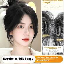 1 chiếc kẹp tóc mái thời trang và quyến rũ dành cho nữ, phụ kiện tóc, tạo kiểu tóc mái bồng bềnh đa năng, phù hợp cho đi biển, tiệc tùng, đám cưới, đi học, ngày Valentine, phụ kiện làm đẹp tại nhà, băng đô cài tóc. - Miếng dán tóc mái nhiều màu - Xem 8