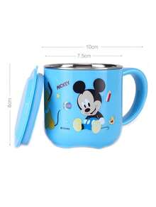 Disney 1pc Judy/Nick/ 3D Cute Stainless Steel Cup, Family Drinking Utensil, 320/260ml Stainless Steel Water Cup, Detachable Stainless Steel Inner Liner, With Handle, Anti-Scald Coffee, Milk, Drinking Cup, Suitable For Gifts, Christmas Gifts, Cartoon Cup Series, Holiday Gift Preferred - Multicolor - View 5