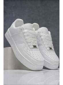 Force Air Unisex Sneakers For Young Adults - Lightweight And Stylish - trắng - Xem 3