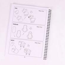 [Back To School Essential] 300 Beginner's Drawing Tutorials | Animals + Food + Gifts + Cute Items | Step-By-Step Instructions, Friendly For Beginners | Spiral Binding For Easy Flipping, Kids-Friendly Illustrated Handbook - Single Piece - View 3