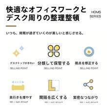 長さ55CM*幅20CM デスクトップパソコン用高さ調整スタンド モニタースタンド オフィスワークステーション用ディスプレイ棚 デスクトップ収納 カーブエッジ - チェックする 5