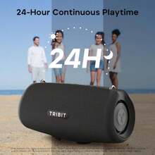 Tribit Altavoz Bluetooth portátil StormBox Lava Altavoz inalámbrico de 80 W 24 Horas de reproducción Resistencia al Agua IP67 Bluetooth 5.4 XBass emparejamiento TWS para Exteriores. - como en la foto - Ver 7