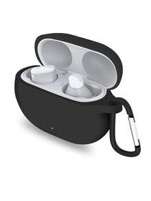 1pc Black Silicone Wireless Bluetooth Earphone Case Suitable For Studio Buds Headphones - Black - View 7